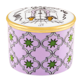 リチャードジノリ プロフーミ ルキーノ 蓋付き ボックス 小物入れ プロフーミ ルキーノ 蓋付きボックス レインロッククリーク | GINORI 1735